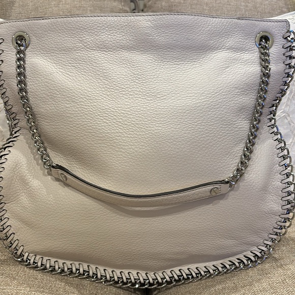 FINAL PRICE~Michael Kors Winter White Pebbled Leather Shoulder Bag~EUC - Picture 6 of 16